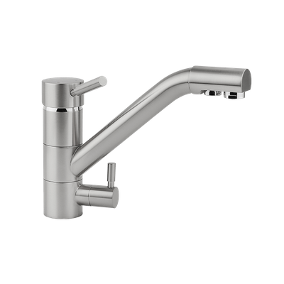Via Chrome Two-handle Low Arc Bathroom Faucet
